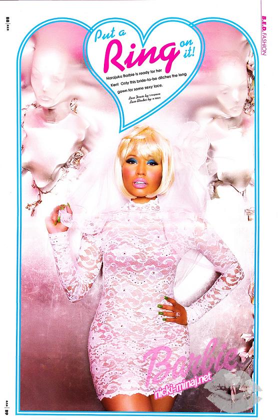 nicki minaj barbie photo shoot. Nicki Minaj Barbie Photoshoot|